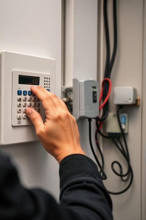 Alarm panel programming
